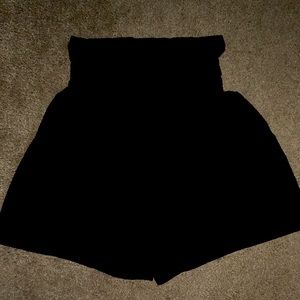 Black Maternity Shorts